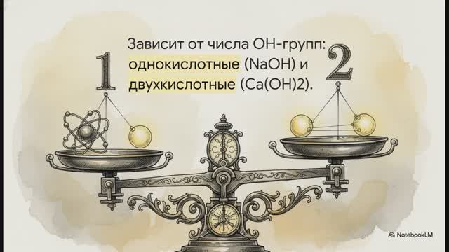Химия 8 класс § 24 ОСНОВАНИЯ ИХ КЛАССИФИКАЦИЯ И ХИМИЧЕСКИЕ СВОЙСТВА
