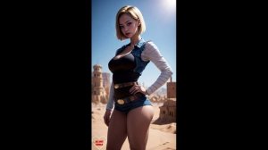 Ai Art Girls. Андроид 18