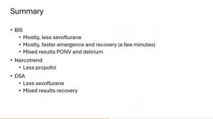 L11.01 - Non-invasive Monitoring and Standardisation in Pediatric Anaesthesia