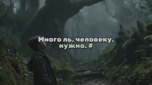Много, ль, человеку, нужно. #