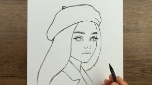 Как шаг за шагом нарисовать очень красивую девушку — простой портрет карандашом