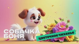 УМНАЯ СОБАЧКА 🐶 БОНЯ И ЦВЕТОЧНОЕ🌸 ЧИХАНЬЕ