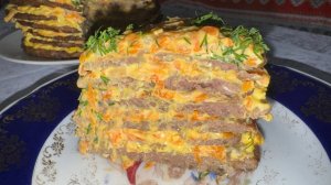 Торт печеночный - простой, классический.