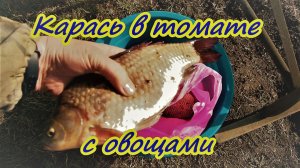 Консервы в автоклаве Карась в томате с овощами