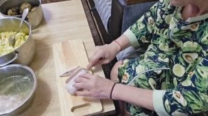 фкусная минутка- окрошечка,накмазка на хлебушек,,ЕВРЕЙСКА!,, мукбанг