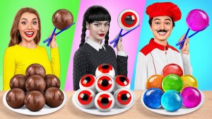 Кулинарный Челлендж# Уэнсдей Против Бабушки # Смешные Cитуации от TeenDO Challenge