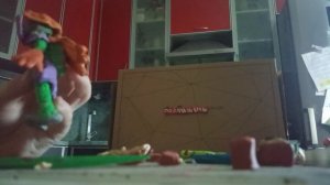 Слепил барена из пластилина своими руками