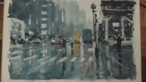Как вдохнуть жизнь и атмосферу в акварельные уличные пейзажи.