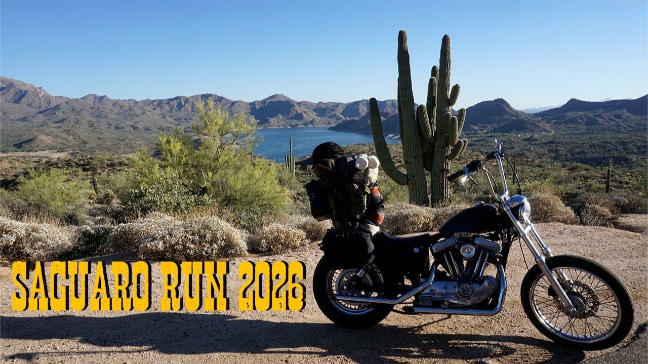 Путешествие на мотоцикле в Аризону на Harley Davidson Sportster XLH 2001 года | "SAGUARO RUN" 2026