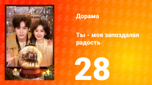 Ты - моя запоздалая радость 28 серия
