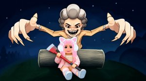 ВЫЖИВАЮ 99 НОЧЕЙ В ДОМЕ У БАБУЛИ В РОБЛОКС! СПАСЛА РЕБЕНКА!