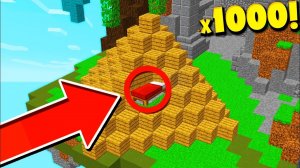 ЧИТЕРСКАЯ ЗАЩИТА КРОВАТИ ИЗ 1000 БЛОКОВ ДЕРЕВА! МАЙНКРАФТ БЕД ВАРС