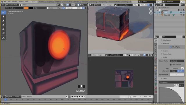 3 texture paint mode ui intro