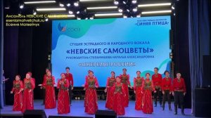 «Синяя птица» гала-концерт, фестиваль искусств 2026 год. Ансамбль «Невские самоцветы» 28.04.2026.