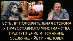 ✅ Н.Левашов: Есть ли позитивное в христианстве. Преступление и покаяние. Обезьяны - Йети – Человек