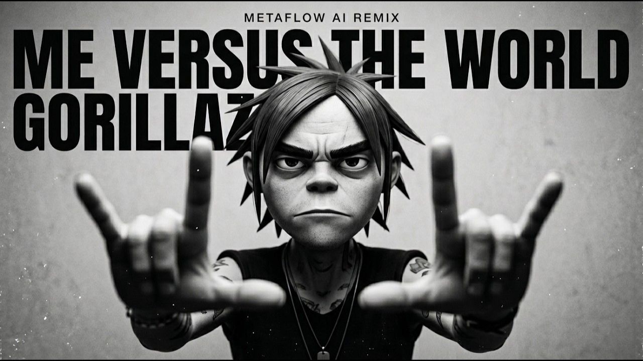 Me versus the World - Gorillaz _ Inspired Trip-Hop AI mix