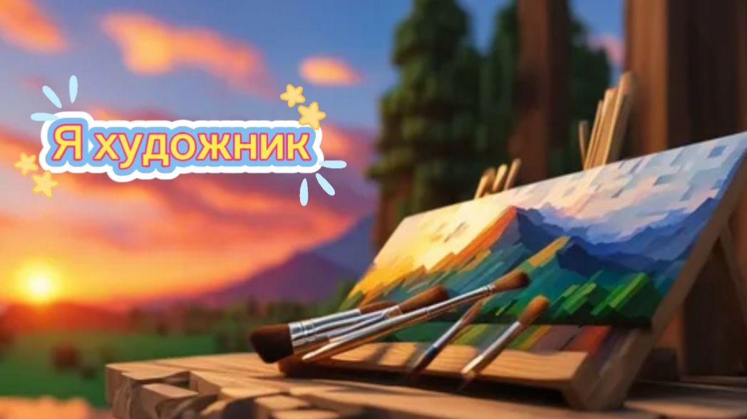 Я художник в «Майнкрафте»