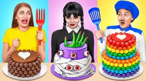 Кулинарный Челлендж# Уэнсдей Против Бабушки # Смешные Челленджи от TeenDO Challenge