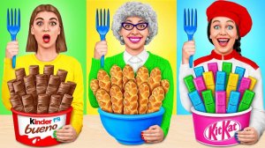 Кулинарный Челлендж# Я против Бабушки # Сумасшедший челлендж от TeenDO Challenge