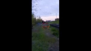 Кадры прилета дрона-камикадзе «Герань-2» по подвижному составу противника в Кривом Роге.