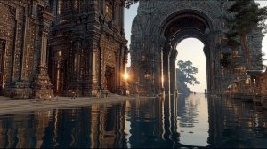 Ancient Temples on an Obsidian World — Deep Space Ambient Music