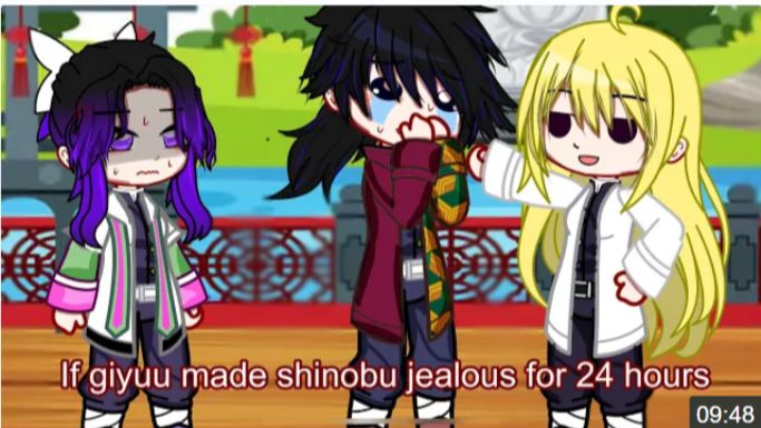 If Giyuu Made Shinobu Jealous For 24 Hours, Gacha Club, Giyushino, Kny