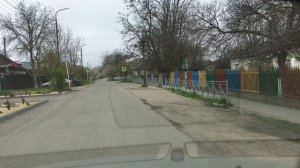 Утром по Минеральным Водам. Едем по улицам. Апрель...