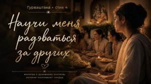 Научи меня радоваться за других (Гурваштака ー стих 4)