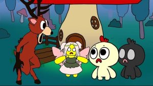 Анимация биома фей из игры 99 Ночей в лесу!
