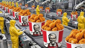 Внутри крупнейшего завода KFC в США: от свежей курицы до хрустящего совершенства (Полный процесс)
