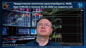 01.05.2026 №68. Предиктивная аналитика мультитрейдинга с курсом EURUSD (евро в $USA) на скорости x10