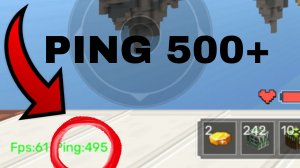 ЧЕЛЕНДЖ 500+ ИГРАЮ С ВЫСОКИМ ПИНГОМ | Blockman Go BedWars