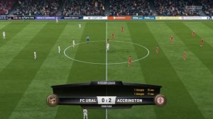Урал - Аккрингтон 27 тур Чемпионата России по футболу РПЛ 2020-2021 FIFA 18 PS5