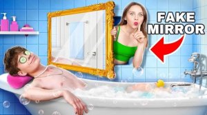 Слежу за своим Крашем через фейковое зеркало! Моя девушка меня бросила.