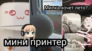 МИНИ ПРИНТЕР! МИЛКА РАДА! новое видео Верка Крутышка:Милка и Вера