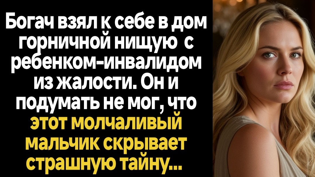 ИСТОРИИ ИЗ ЖИЗНИ/Богач взял к себе в дом горничную с ребёнком инвалидом