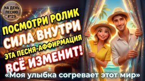 НА ДЕНЬ ПЕСНЮ #129 | Яркая ПЕСНЯ-АФФИРМАЦИЯ на внутренний свет | «Моя улыбка согревает этот мир»