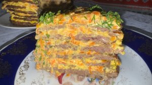 Печеночный торт - вкусно и просто.