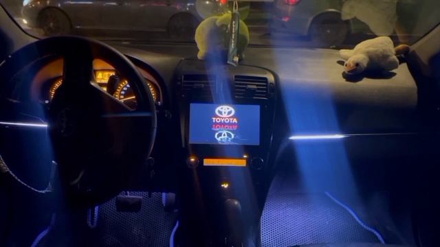 Avensis III (T270), небольшой тюнинг своими руками. Подсветка салона и светодиодный ПТФ.