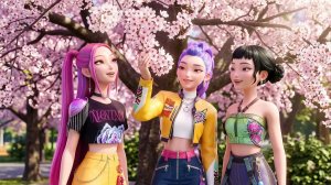 Весенний день в цветущей сакуре 🌸💖 [KPop Demon Hunters]