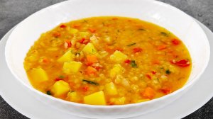 Томатный суп с чечевицей. Очень вкусно и просто