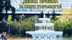 ВЕСНА ПРИШЛА В ПАРК ГОРЬКОГО!
