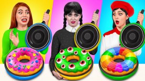 Кулинарный Челлендж# Уэнсдей против Бабушки # Кухонные гаджеты и Лайфхаки для родителей от TeenDO