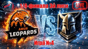 Леопарды-2 vs Викинг. ЛХЛ-27. 3я лига. 1/4 плей-офф 02.05.2026 21:30