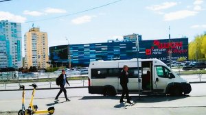 2 мая солнечная погода, проспект Победы, Ашан