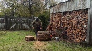 БЕНЗОПИЛА В РАБОТЕ. STIHL MS 290.
