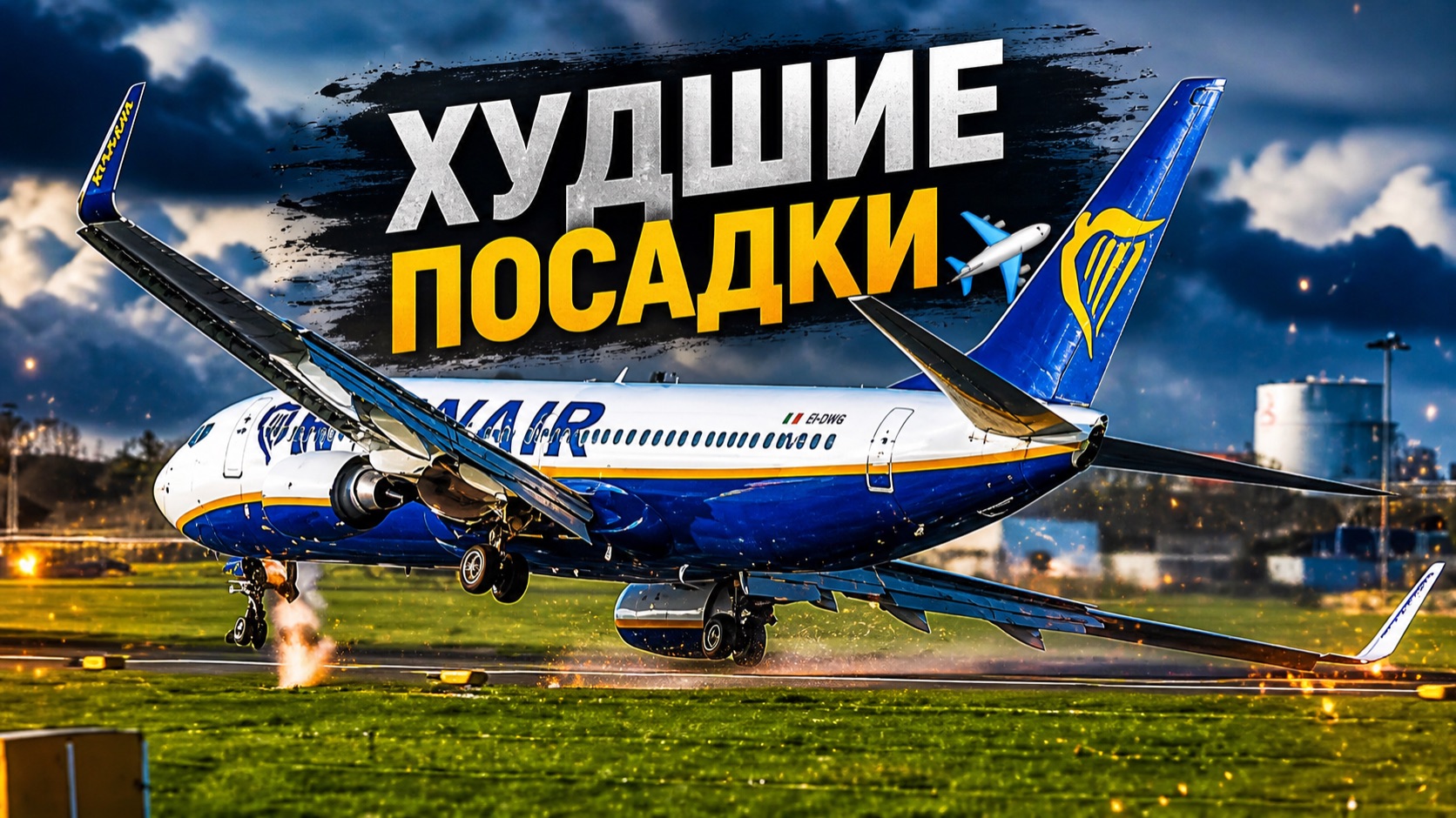 Самые ужасные посадки в авиации ✈️