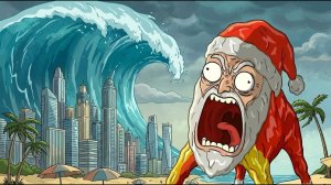 ГУ ГУ ГАГА Пытается Сбежать  от ТЦУНАМИ!