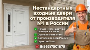 Современная уличная входная двустворчатая дверь для коттеджа. Терморазрыв, премиум класс, гарантия