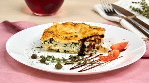 Лазанья с помидорами